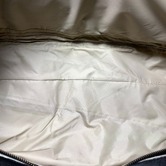 MUXO Distressed Black Leather Weekender Tote - Picture 12 of 13